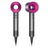 Фен Dyson Supersonic HD07 фуксия с 5 насадками в дорожном чехле и подставкой