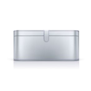 Чехол из экокожи серебристый