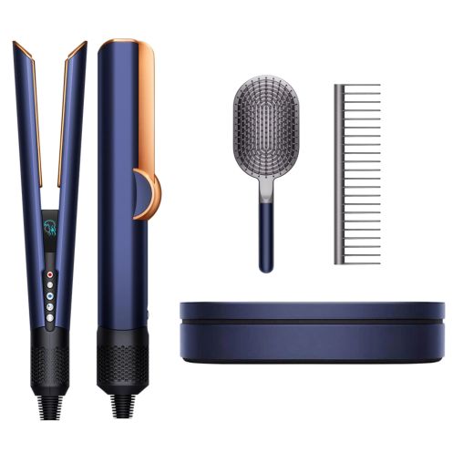 Выпрямитель Dyson Airstrait HT01 Берлинская лазурь/Насыщенная медь с расческами + Бокс чехол