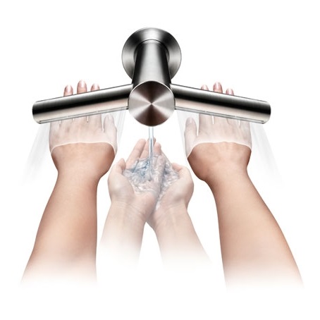 Сушилка для рук Dyson Airblade Wash+Dry настенная никель