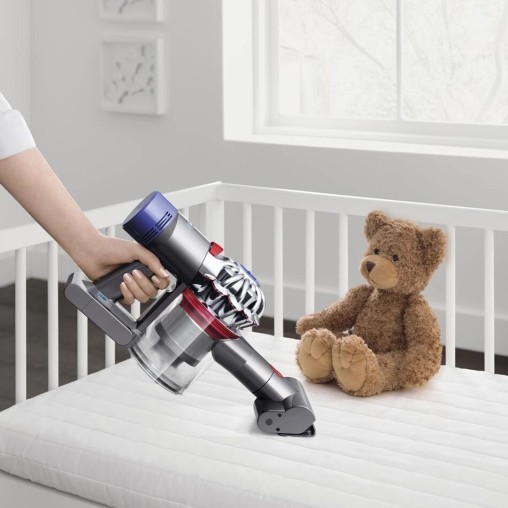 Мини-электрощетка с защитой от наматывания волос