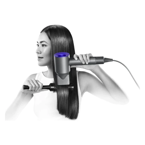 Фен Dyson Supersonic HD07 (белый) с 5 насадками