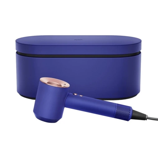 Фен Dyson Supersonic HD08 Vinca blue и Rosé с 5 насадками в боксе