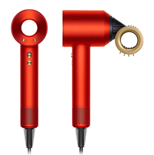 Фен Dyson Supersonic HD15 (Topaz Orange) с боксом и 4 насадками