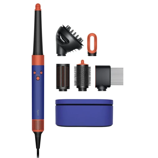 Стайлер Dyson Airwrap i.d. HS08 Complete Long Синий Барвинк/Оранжевый топаз + бокс чехол
