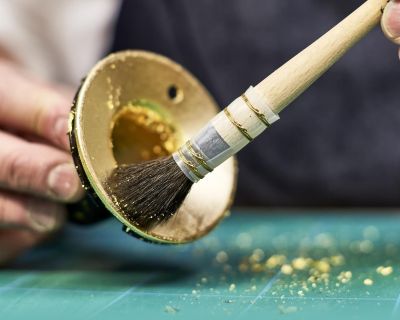 Фен ограниченного дизайна с добавлением золота 23.75 карат