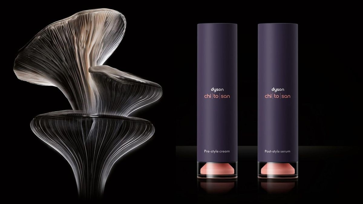 Dyson Chitosan: первые средства для волос от технологического гиганта